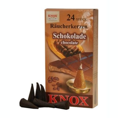 Knox Home Decorative Knox Large Incense - Chocolate scent - box of 24 pcs - 5"H x 2.5"W x .75"D. View a larger version of this product image.