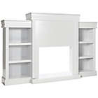 Alternate image 0 for Costway 70 Inches Freestanding Mantel Stand Fireplace Cabinet White