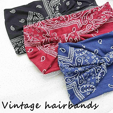Kitcheniva 3-Pieces Boho Headbands Leopard Hair Bands Knoted Turban Wraps  Stripe Cloth Elegant | Bed Bath & Beyond
