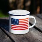 Alternate image 1 for Foster & Rye American Flag Enamel Mug