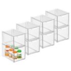 Alternate image 1 for mDesign Plastic Stackable Bathroom Vanity Storage Organizer with Drawer
