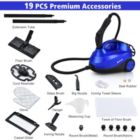 Alternate image 2 for Costway 2000W Heavy Duty Steam Cleaner Mop Multi-Purpose W/19 Accessories