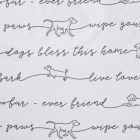 Alternate image 3 for SKL Home Saturday Knight Ltd Fur Ever Friends Contemporary Simplistic Style Bathroom Shower Curtain - 70X72", Black