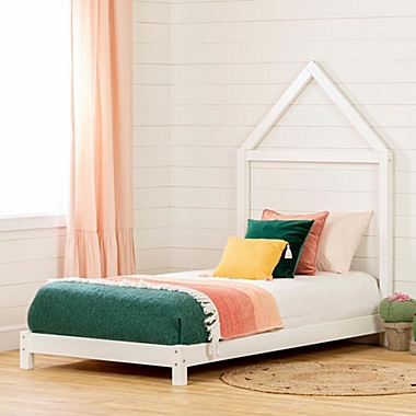 South Shore Sweedi Bed with House Frame Headboard. View a larger version of this product image.