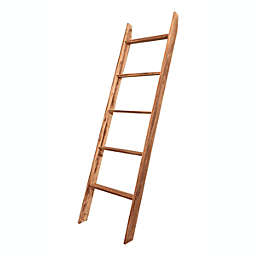 BrandtWorks Home Indoor Decorative 209L-WORN Modern Rustic Style Worn Carrington Ladder - 20