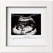 KeaBabies Baby Sonogram Picture Frame, Modern Ultrasound Frame, Pregnancy Announcement Sonogram Frames (Alpine White)