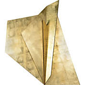 Signature Home Collection 45" Gold Leaf Finished Abstract Wall Sculpture
