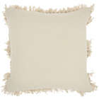 Alternate image 2 for Mina Victory Life Styles Diamond Stripe Texture Throw Pillow - Yellow 18"X18"