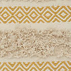 Alternate image 3 for Mina Victory Life Styles Diamond Stripe Texture Throw Pillow - Yellow 18"X18"