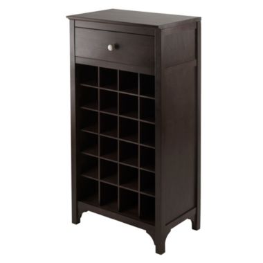 Ancona 24-Bottle Wine Cabinet, Espresso. View a larger version of this product image.