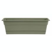 Bloem DCBT24-42 Dura Cotta Plant Window Box, 24-Inch, Living Green
