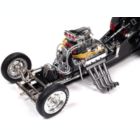 Alternate image 1 for Carfaxo 1973 Ford Mustang Funny Car "Harry Schmidt's Blue Max" "Legends of the Quarter Mile" Series 1/18 Diecast Model Car by Auto World