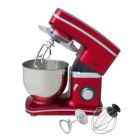 Alternate image 3 for Sunpentown 8-Speed 5.5 Qt Electric Food Stand Mixer with Steel bowl,  Red - Includes Whisk, Dough Hook and Mixer Blade