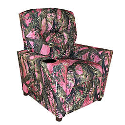 Dozydotes Child Cup Holder Recliner - True Timber Pink Camo DZD11820