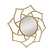 Gild Design House Charlotte Gold Metal Mirror