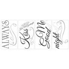 Alternate image 0 for Roommates Decor Home Always Kiss Me Goodnight Quote Wall Decals