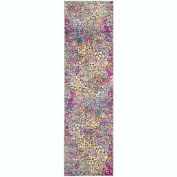 Nourison Passion PSN34 Indoor only Area Rug - Yellow Multi 1'10