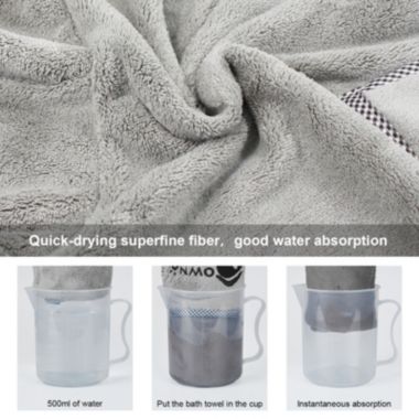 Ownpets Super Absorbent Soft Dog Drying Coat with Cap & Pocket L Size. View a larger version of this product image.