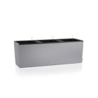 Alternate image 0 for Lechuza USA 3.25' Stone Gray Rectangular Three-In-One Smooth Planter