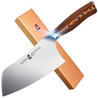 The Friibe TUO Vegetable Cleaver, Chinese Chef's Knife with Pakkawood Handle, 7 inch. View a larger version of this product image.
