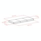 Alternate image 3 for Winsome Boris Cushion Bench Seat PU Leather in Espresso Finish