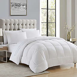 Sweet Home Collection Bed-in-A-Bag Solid Color Comforter & Sheet Set Soft All Season Bedding, Twin XL, White