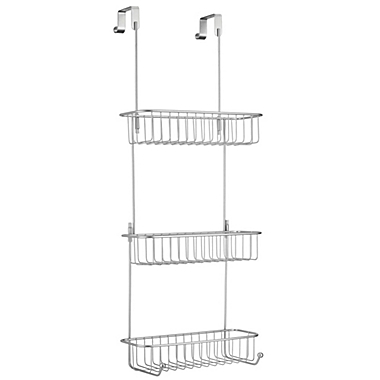 mDesign Metal Over Shower Door Caddy, Bathroom Storage Organizer. View a larger version of this product image.
