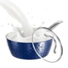 Alternate image 2 for RAINBEAN 1.5 qt. Aluminum Alloy Nonstick Sauce Pan in Blue with Lid