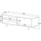 Alternate image 3 for Discount Trends Classic TV Stand for TV up to 72 inches Off White - Nature