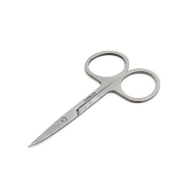 Unique Bargains Silver Tone Stainless Steel Eyebrow Eyelash Remover Grooming Trimmer Curved Edge Scissor Cosmetic Tool. View a larger version of this product image.