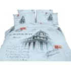 Alternate image 0 for Dolce Mela Cotton Luxury Twin Size Duvet Cover 4PC Sheets Set -  London
