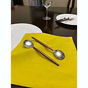 Vibhsa Stainless Steel 7" Soup spoons Set of 6 Pieces
