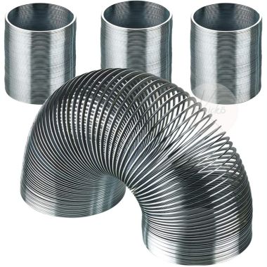 Kicko Metal Coil Spring Walking Spring Toy - 4 Pack - Novelty, Prize, Party Favor for Kids. View a larger version of this product image.