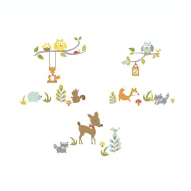 Roommates Decor Woodland Fox And Friends Peel and Stick Wall Decals. View a larger version of this product image.
