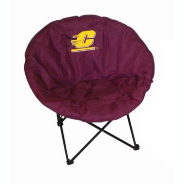 Rivalry Team Logo Design Tailgating Camping Picnics Outdoor Events Central Michigan Round Chair. View a larger version of this product image.