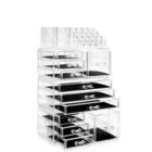 Alternate image 1 for Casafield Acrylic Cosmetic Makeup Organizer & Jewelry Storage Display Case - Large 16 Slot, 2 Box & 9 Drawer Set - Clear