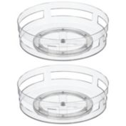 mDesign Lazy Susan Open Turntable Spinner for Kitchen and Bathroom