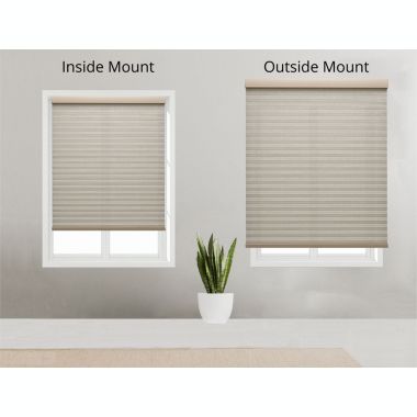 Linen Avenue Custom Cordless 26" W x 48" H Muslin Light FIltering Cellular Shade. View a larger version of this product image.
