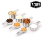 Alternate image 2 for 2LB Depot Measuring Cups, Premium 18/8 Stainless Steel Metal, Stackable & Nesting, Accurate Measuring Cup Design for Dry & Liquid Ingredients, 7 Piece Set