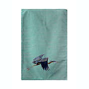 Betsy Drake Aqua Eddie&#39;s Blue Heron Beach Towel