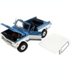 Alternate image 0 for Carfaxo 1972 Chevrolet K5 Blazer Medium Blue and White Limited Edition to 1800 pieces Worldwide 1/18 Diecast Model Car by ACME