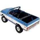 Alternate image 3 for Carfaxo 1972 Chevrolet K5 Blazer Medium Blue and White Limited Edition to 1800 pieces Worldwide 1/18 Diecast Model Car by ACME