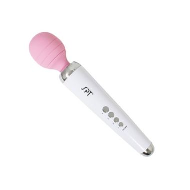 Sunpentown Ergonomically Designed Wand Massager with Detachable Power Cord - Pink. View a larger version of this product image.
