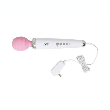 Sunpentown Ergonomically Designed Wand Massager with Detachable Power Cord - Pink. View a larger version of this product image.