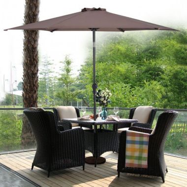Hooya Imp.& Exp. 10 Feet Outdoor Patio Umbrella with Tilt Adjustment and Crank. View a larger version of this product image.