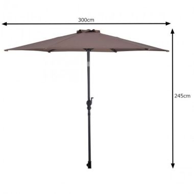 Hooya Imp.& Exp.  10 Feet Outdoor Patio Umbrella with Tilt Adjustment and Crank. View a larger version of this product image.