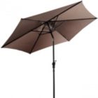 Alternate image 3 for Hooya Imp.& Exp.  10 Feet Outdoor Patio Umbrella with Tilt Adjustment and Crank