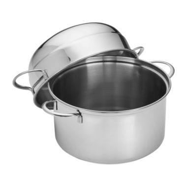 Demeyere Resto 3.2-qt Stainless Steel Mussel Pot. View a larger version of this product image.