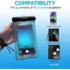 Alternate image 2 for Kona Submariner Waterproof Phone Pouch Large Floating Universal Dry Bag For Phone With Home Button