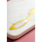 Alternate image 3 for GAURI KOHLI Goldfin Marble Cheese Board - Large